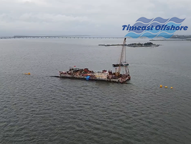 青岛市胶州湾海底天然气管线工程海底管道浮拖安装及配套附属工程（2022年--中石油）