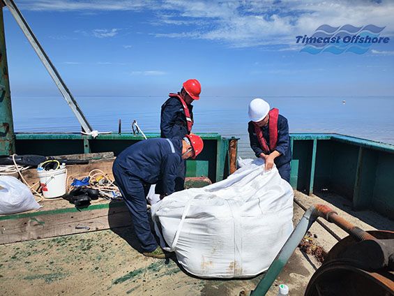 月东油田2024年海管悬空治理施工项目